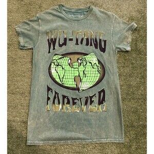 Wu-Tang "Wu-Tang Forever" Rap & Hip Hop Green Graphic T-Shirt, Size S NWOT